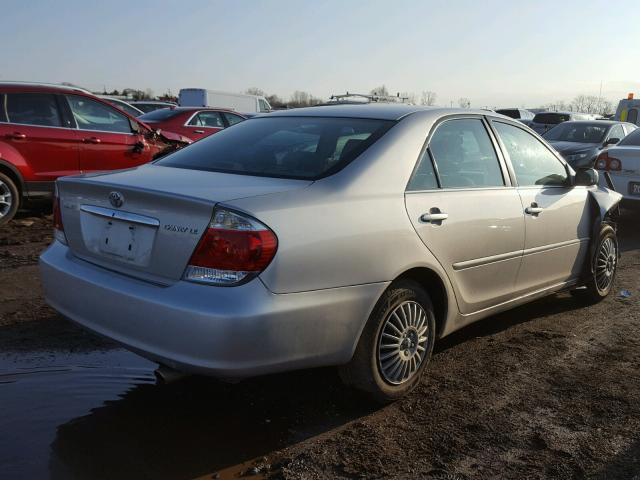 4T1BE32K16U117416 - 2006 TOYOTA CAMRY LE SILVER photo 4