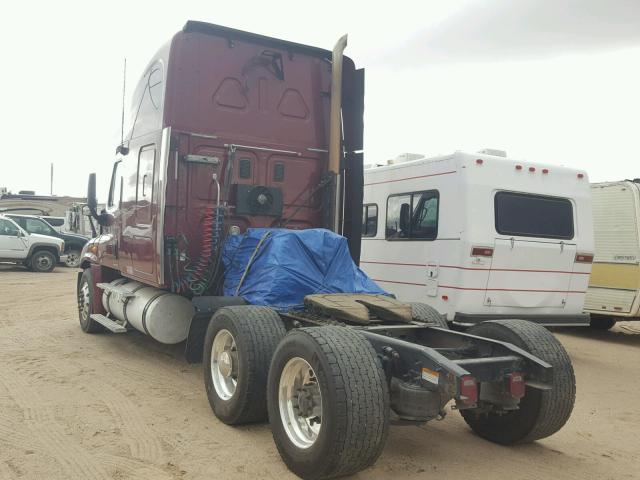 1FUJGLDR3ASAF1287 - 2010 FREIGHTLINER CASCADIA 1 MAROON photo 3