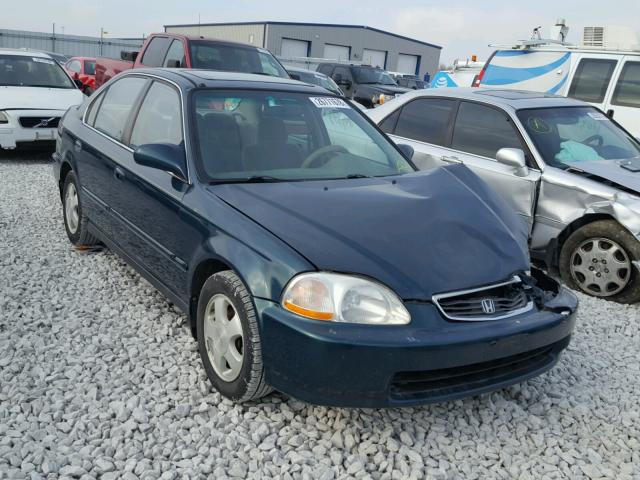 1HGEJ8642WL017595 - 1998 HONDA CIVIC EX Yaşıl foto 1