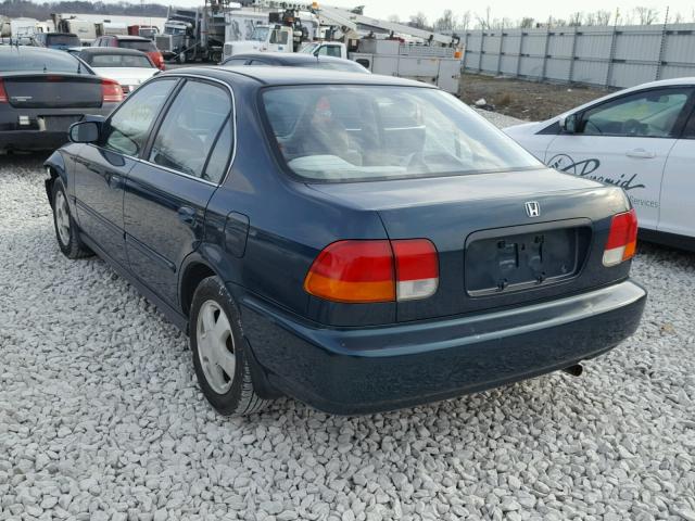 1HGEJ8642WL017595 - 1998 HONDA CIVIC EX Yaşıl foto 3
