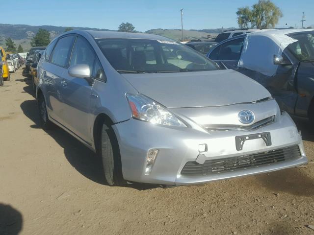 JTDZN3EU7E3300159 - 2014 TOYOTA PRIUS V SILVER photo 1