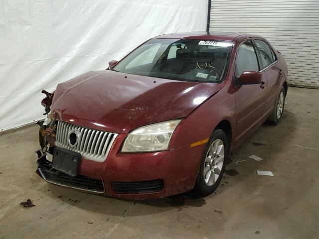 3MEFM07196R625582 - 2006 MERCURY MILAN MAROON photo 2