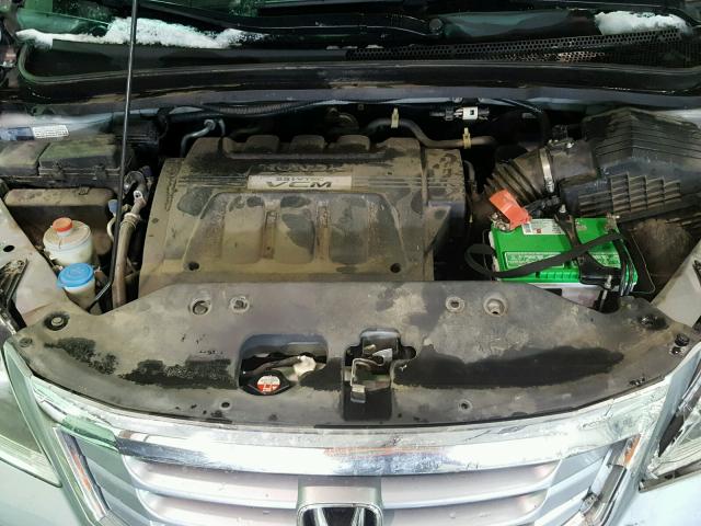 5FNRL38759B051977 - 2009 HONDA ODYSSEY EX SILVER photo 7