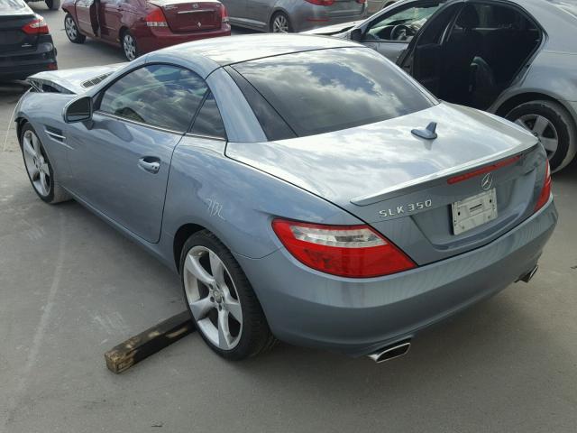 WDDPK5HA0CF010263 - 2012 MERCEDES-BENZ SLK 350 SILVER photo 3