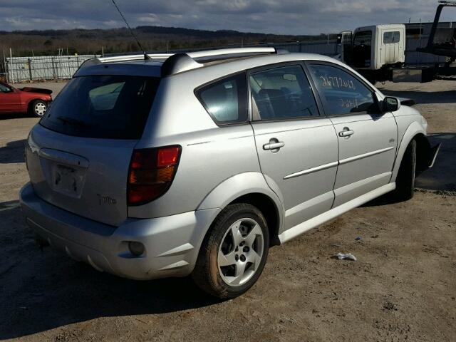 5Y2SL65866Z416284 - 2006 PONTIAC VIBE SILVER photo 4