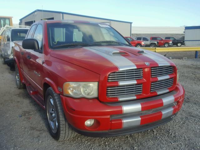 1D7HA18D23S345364 - 2003 DODGE RAM 1500 S RED photo 1