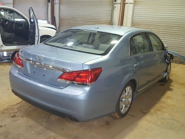 4T1BK3DB9CU440727 - 2012 TOYOTA AVALON BAS BLUE photo 4