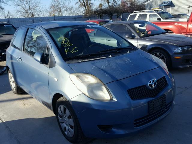 JTDJT923175048191 - 2007 TOYOTA YARIS BLUE photo 1