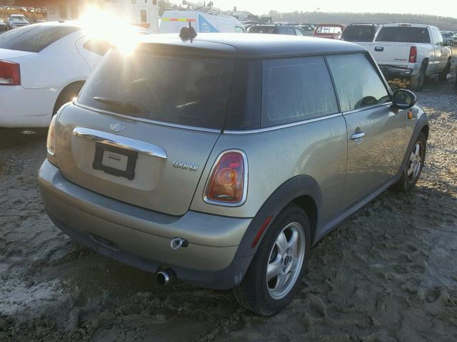 WMWMF33537TL67893 - 2007 MINI COOPER TAN photo 4