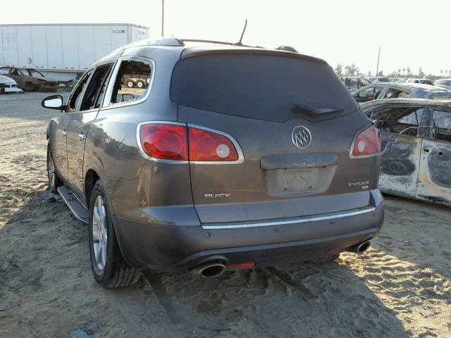 5GALRBED7AJ261052 - 2010 BUICK ENCLAVE CX CHARCOAL photo 3