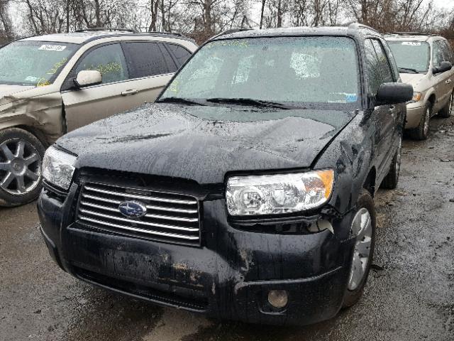 JF1SG63688H706854 - 2008 SUBARU FORESTER 2 BLACK photo 2