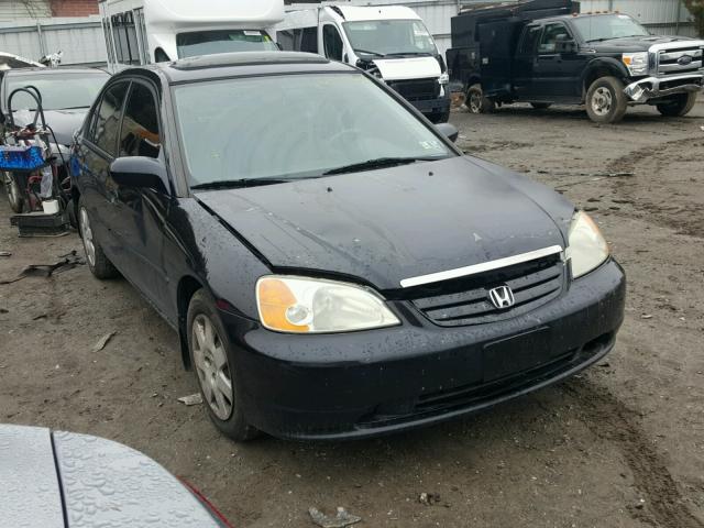 2HGES26772H507364 - 2002 HONDA CIVIC EX BLACK photo 1