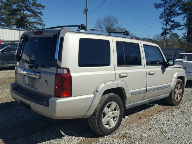 1J8HH58N66C359832 - 2006 JEEP COMMANDER GRAY photo 4