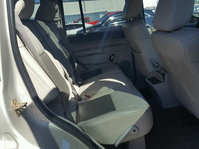1J8HH58N66C359832 - 2006 JEEP COMMANDER GRAY photo 6