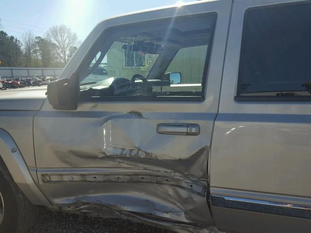 1J8HH58N66C359832 - 2006 JEEP COMMANDER GRAY photo 9