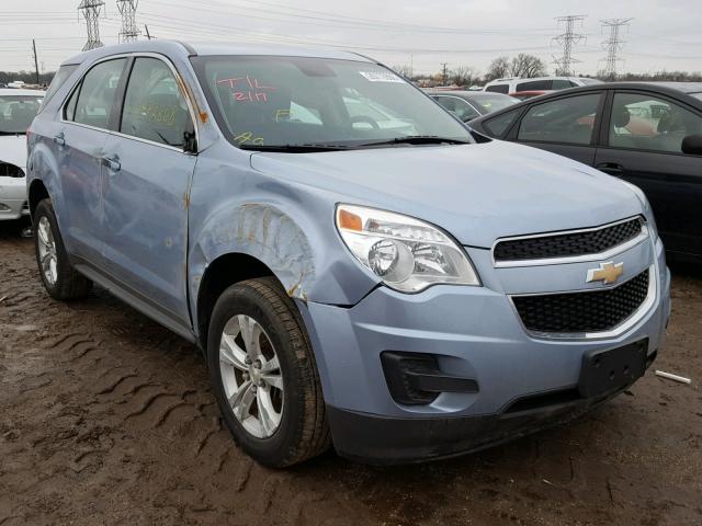 2GNALAEK0E6135528 - 2014 CHEVROLET EQUINOX LS BLUE photo 1