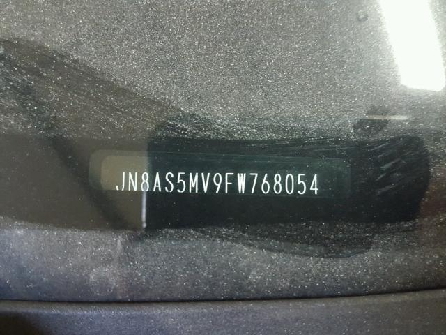 JN8AS5MV9FW768054 - 2015 NISSAN ROGUE SELE SILVER photo 10