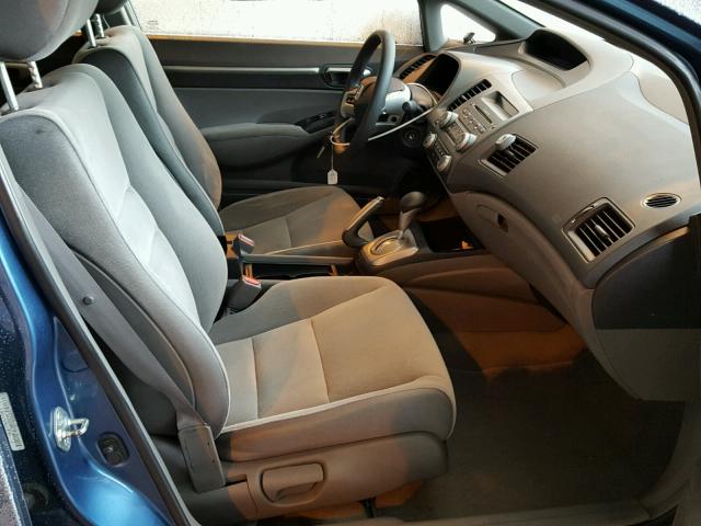 1HGFA16836L013165 - 2006 HONDA CIVIC EX Mavi foto 5