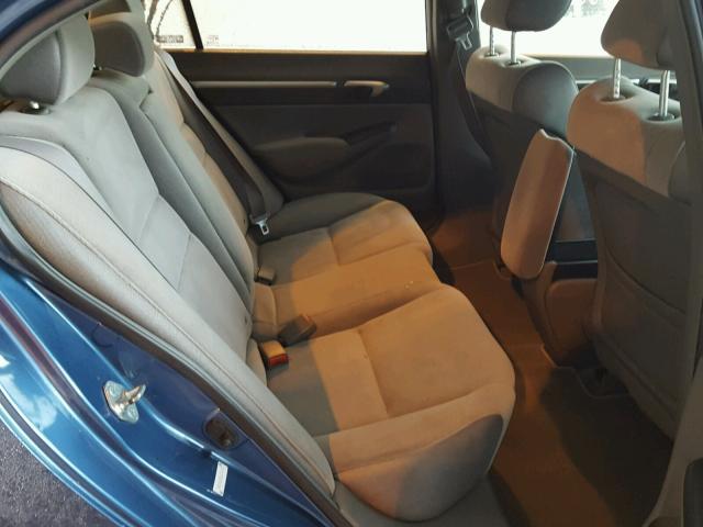 1HGFA16836L013165 - 2006 HONDA CIVIC EX Mavi foto 6