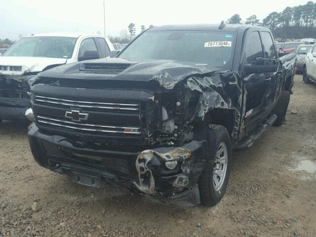 1GC1KWEY1HF226346 - 2017 CHEVROLET SILVERADO BLACK photo 2