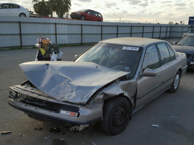 JHMCB7654MC063060 - 1991 HONDA ACCORD LX TAN photo 2