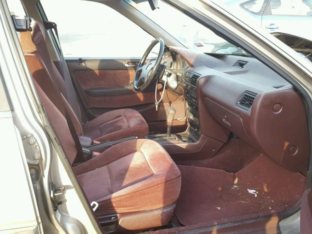 JHMCB7654MC063060 - 1991 HONDA ACCORD LX TAN photo 5