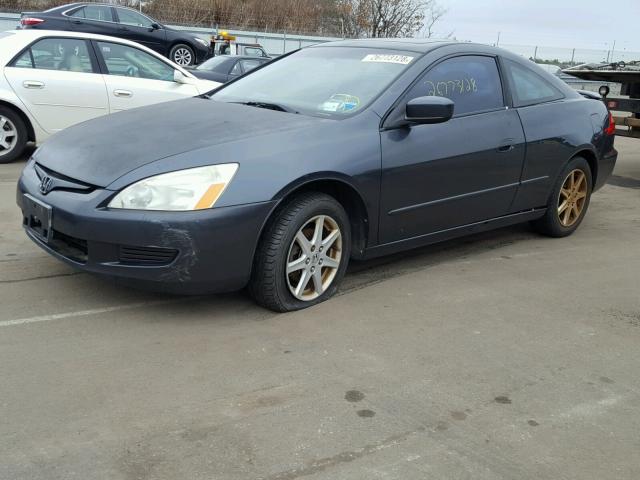 1HGCM82603A006740 - 2003 HONDA ACCORD EX GRAY photo 2