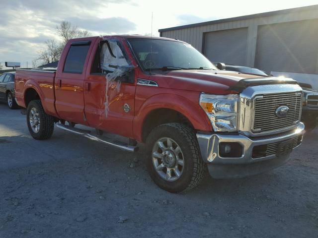 1FT7W2BT0BEC39098 - 2011 FORD F250 SUPER RED photo 1