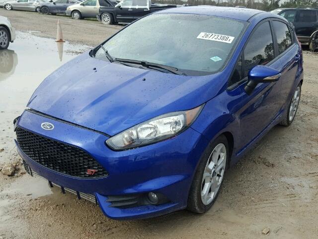 3FADP4GX8EM151217 - 2014 FORD FIESTA ST BLUE photo 2