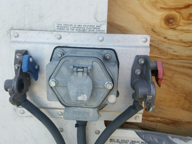 1UYVS2531J3227004 - 2018 UTILITY TRAILER WHITE photo 8