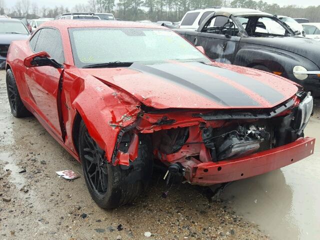 2G1FK1EJXA9100389 - 2010 CHEVROLET CAMARO SS RED photo 1