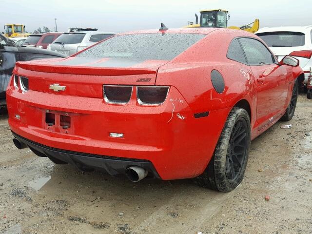 2G1FK1EJXA9100389 - 2010 CHEVROLET CAMARO SS RED photo 4