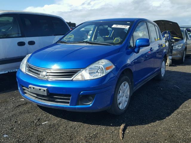 3N1BC1CP7BL450896 - 2011 NISSAN VERSA S BLUE photo 2