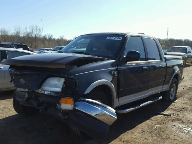 1FTRW07L51KA41106 - 2001 FORD F150 SUPER BLUE photo 2