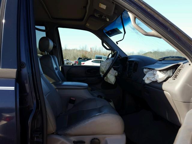 1FTRW07L51KA41106 - 2001 FORD F150 SUPER BLUE photo 5