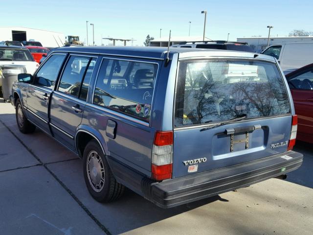 YV1FX8853H1104454 - 1987 VOLVO 740 GLE BLUE photo 3