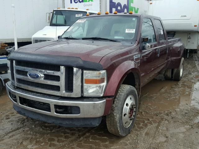 1FTXW4DR0AEA64928 - 2010 FORD F450 SUPER MAROON photo 2