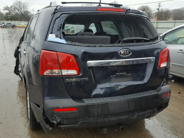 5XYKTDA64CG278649 - 2012 KIA SORENTO BA BLACK photo 9