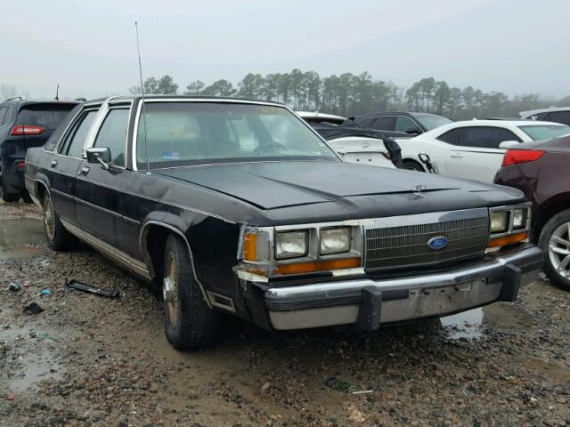 2FACP74F0LX155563 - 1990 FORD CROWN VICT BLACK photo 1