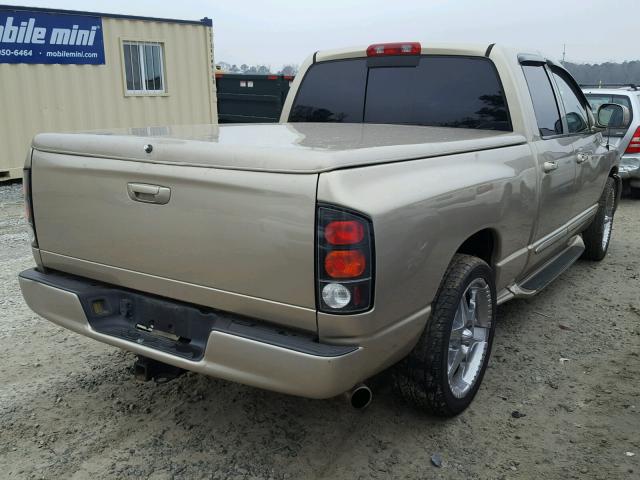 1D7HA18Z62J122924 - 2002 DODGE RAM 1500 GOLD photo 4