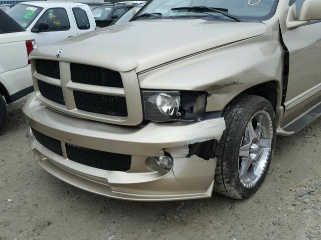 1D7HA18Z62J122924 - 2002 DODGE RAM 1500 GOLD photo 9