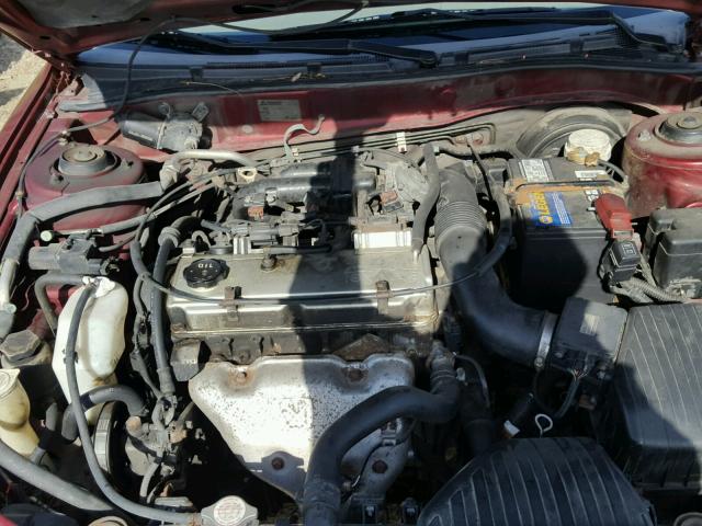 4A3AA46G71E156437 - 2001 MITSUBISHI GALANT ES BURGUNDY photo 7