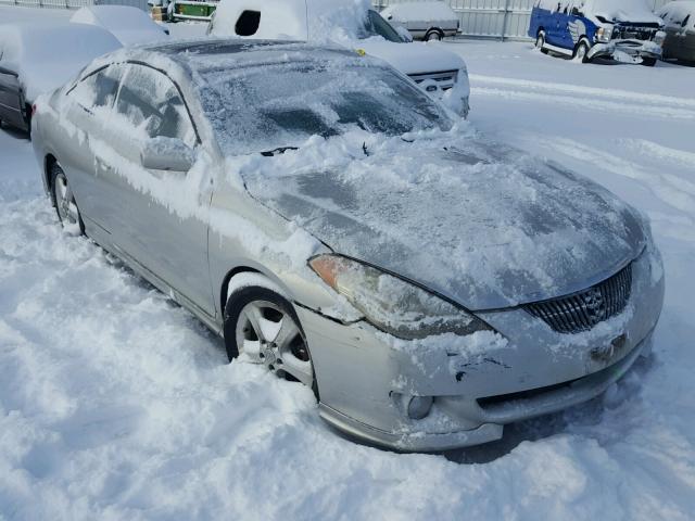 4T1CA38P84U005907 - 2004 TOYOTA CAMRY SOLA SILVER photo 1