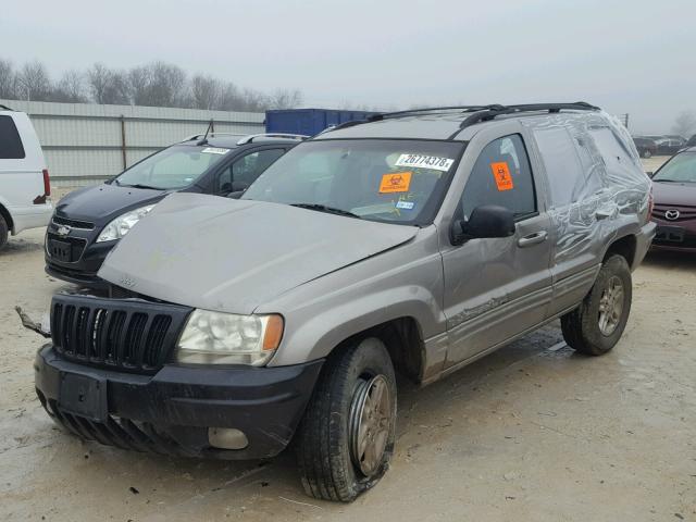 1J4G268SXXC770839 - 1999 JEEP GRAND CHER GRAY photo 2