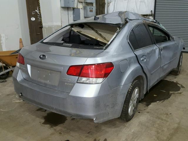 4S3BMBF69C3015801 - 2012 SUBARU LEGACY 2.5 SILVER photo 4