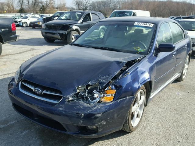 4S3BL626167208599 - 2006 SUBARU LEGACY 2.5 BLUE photo 2