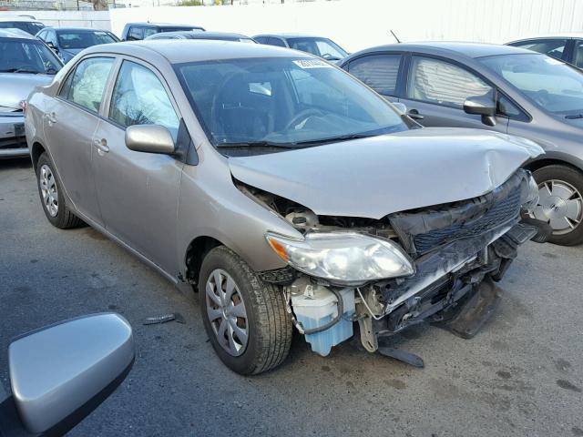 1NXBU40E79Z164539 - 2009 TOYOTA COROLLA BA GOLD photo 1