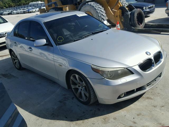 WBANB33534B114185 - 2004 BMW 545 I SILVER photo 1