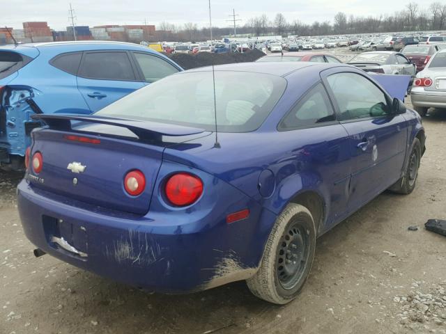 1G1AK15F667852816 - 2006 CHEVROLET COBALT LS BLUE photo 4