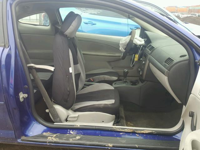 1G1AK15F667852816 - 2006 CHEVROLET COBALT LS BLUE photo 5